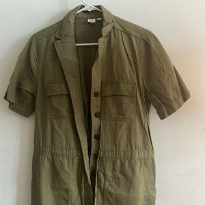 Gap SS Olive Green jumpsuit size S